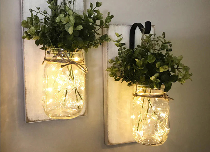 Solar Glow Mason Jar Lights