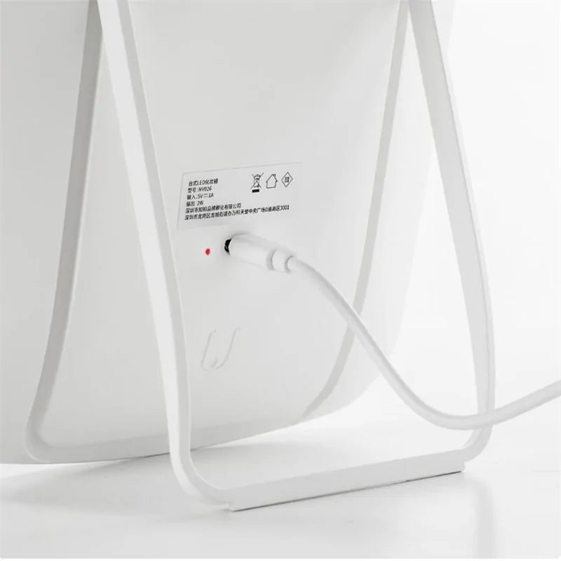SmartGlow Travel Makeup Mirror Built in Accu