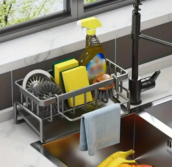 Stylish Black Kitchen Rack
