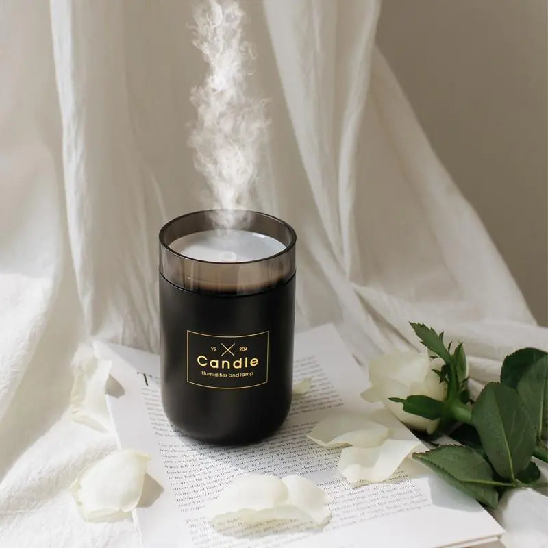 USB Shine Humidifier Candle Light