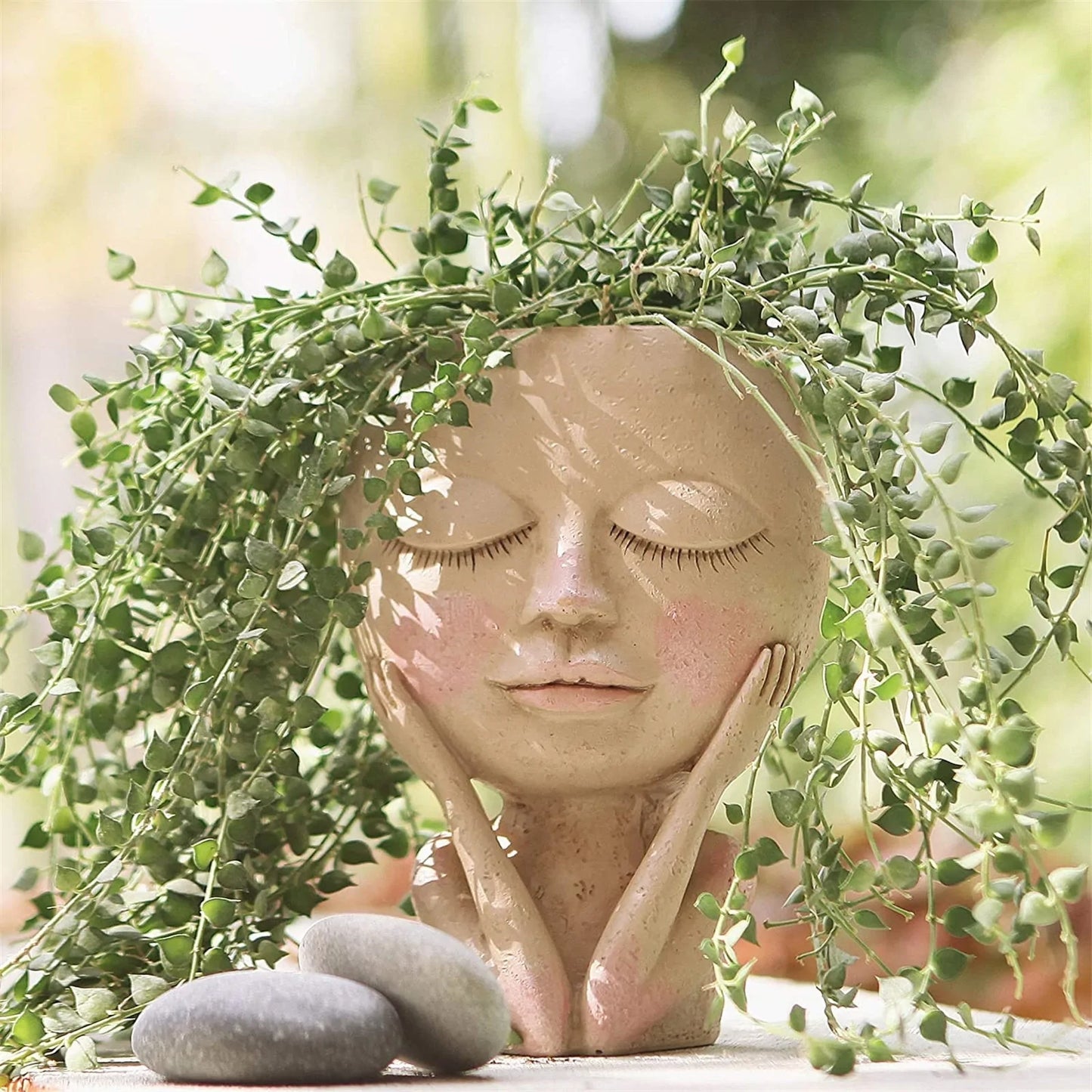 Modern Girl Portrait Vase