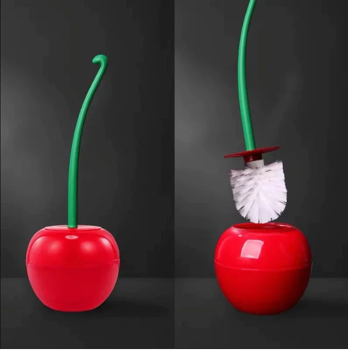 Cherry Delight Toilet Brush Set