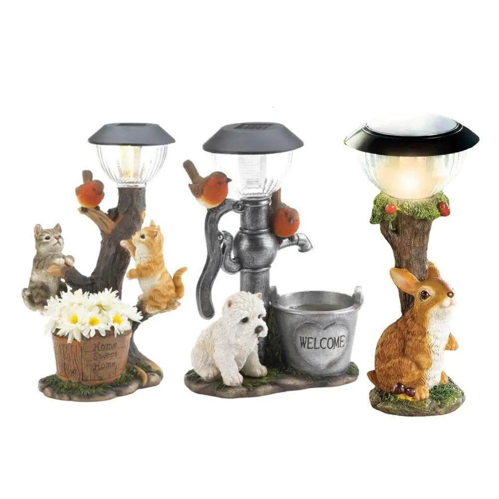 Cute Solar Pet Lamps for Home & Garden