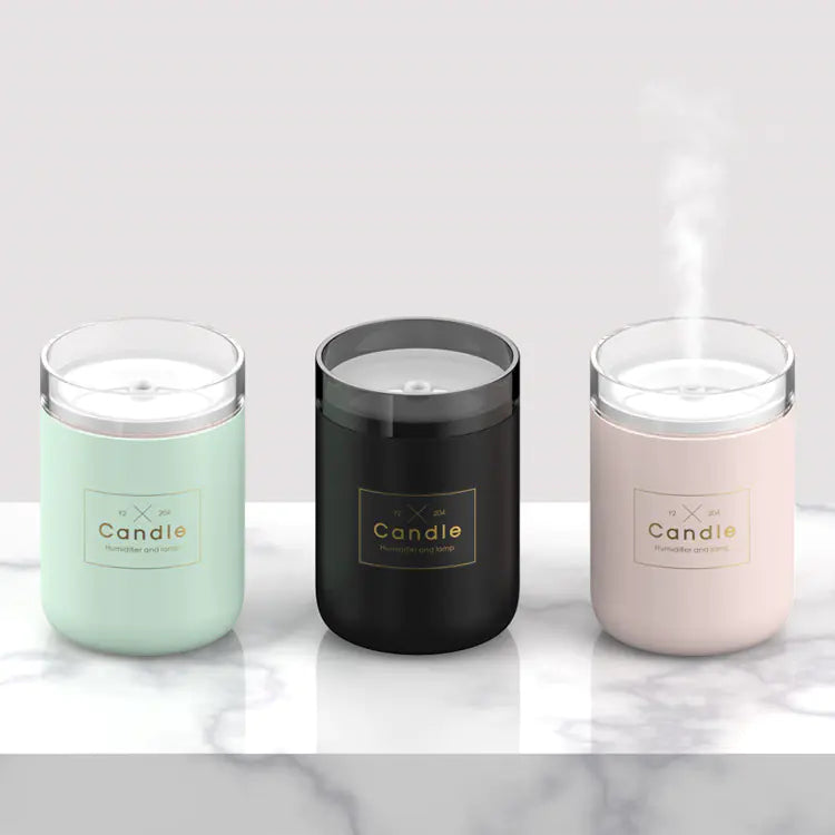 USB Shine Humidifier Candle Light
