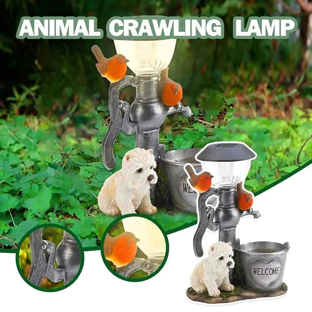 Cute Solar Pet Lamps for Home & Garden