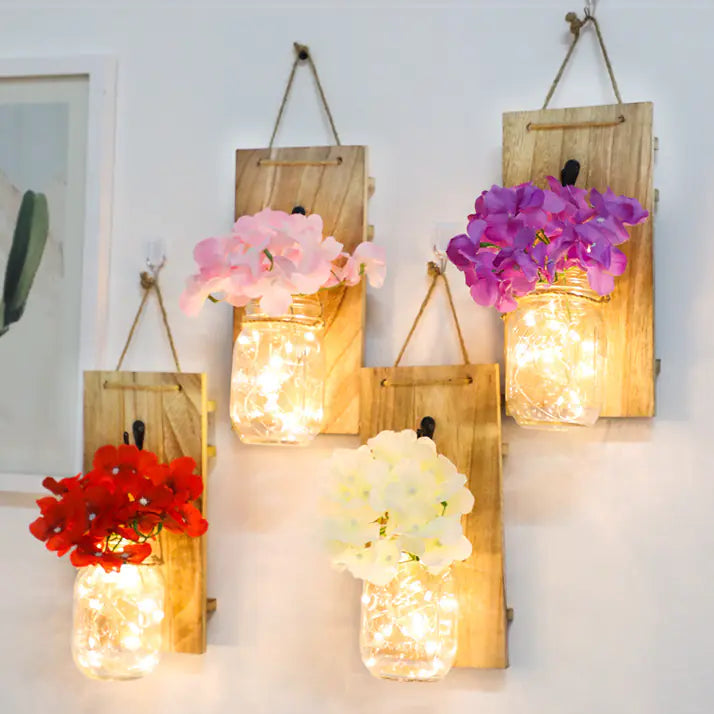 Solar Glow Mason Jar Lights
