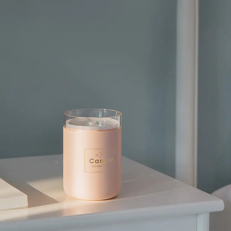 USB Shine Humidifier Candle Light