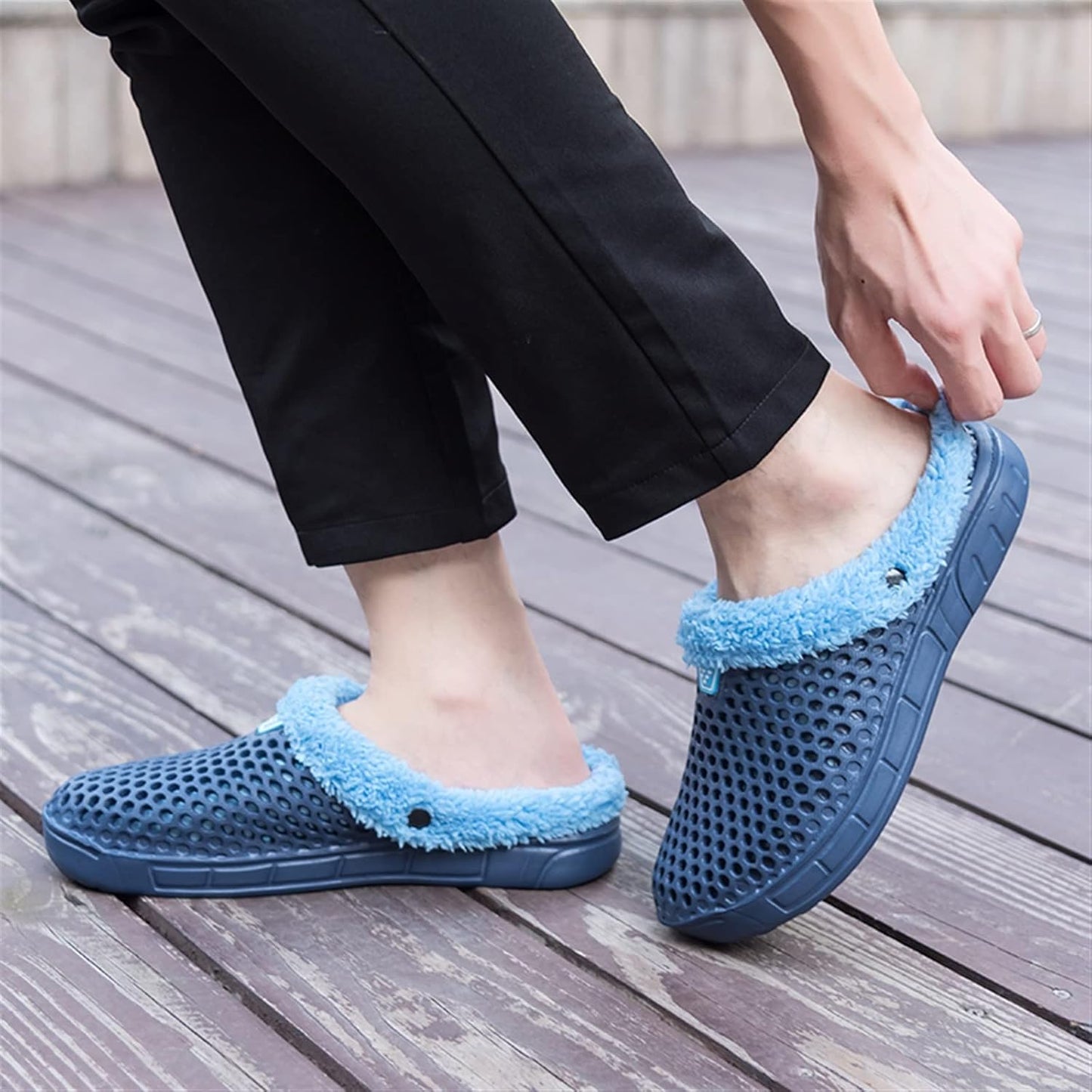 Fuzy Sherpa Indoor/Outdoor Garden Clogs