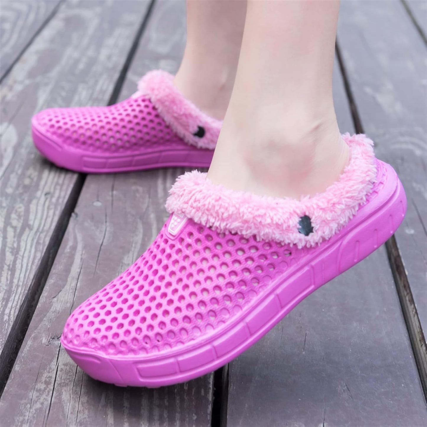 Fuzy Sherpa Indoor/Outdoor Garden Clogs