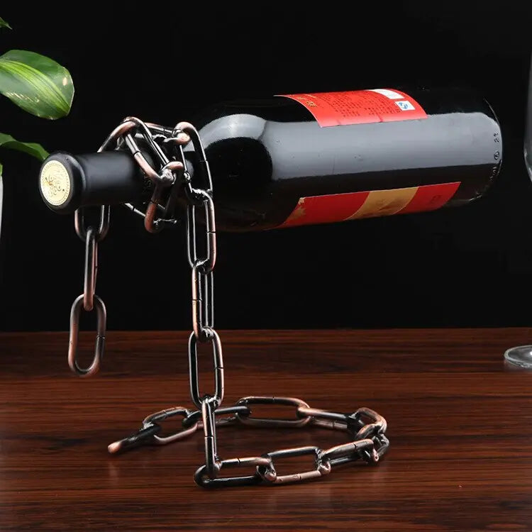 Chic European Iron Wine Holder