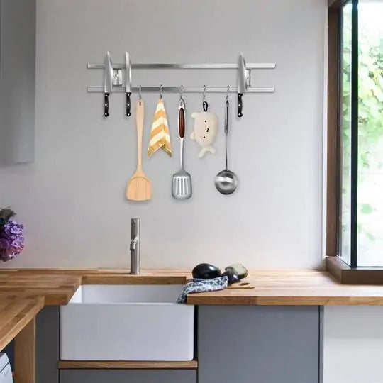 Easy-Access Magnetic Knife Rack