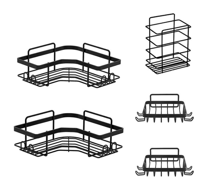 Minimalist Iron Bathroom Organizer