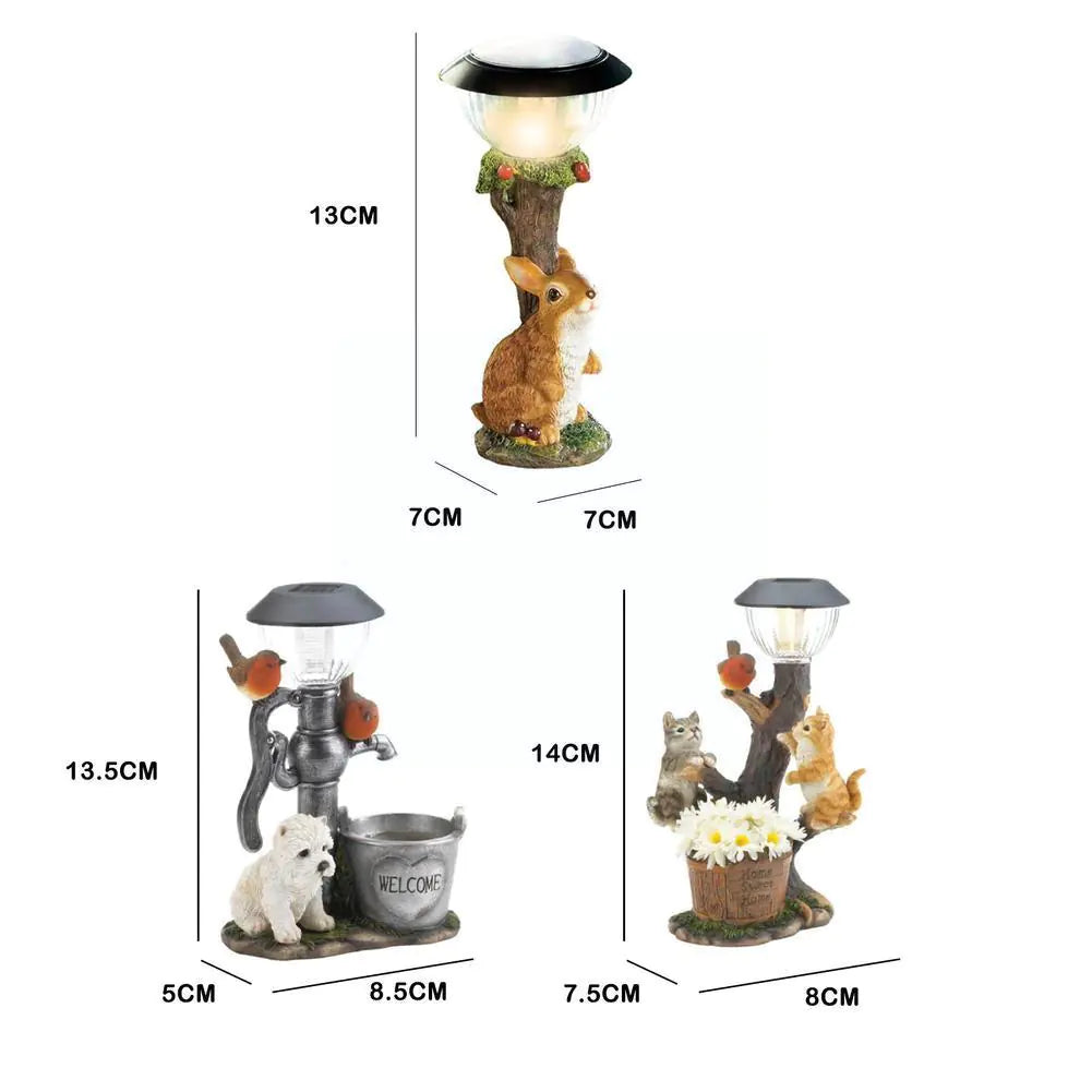 Cute Solar Pet Lamps for Home & Garden