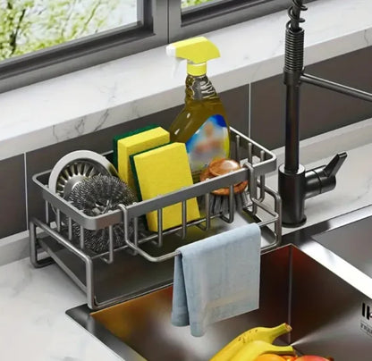 Stylish Black Kitchen Rack