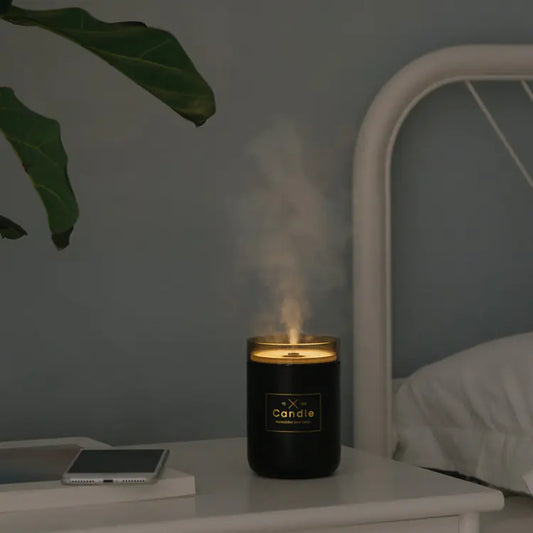 USB Shine Humidifier Candle Light
