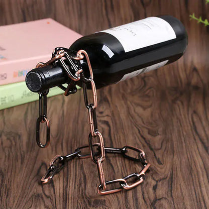 Chic European Iron Wine Holder